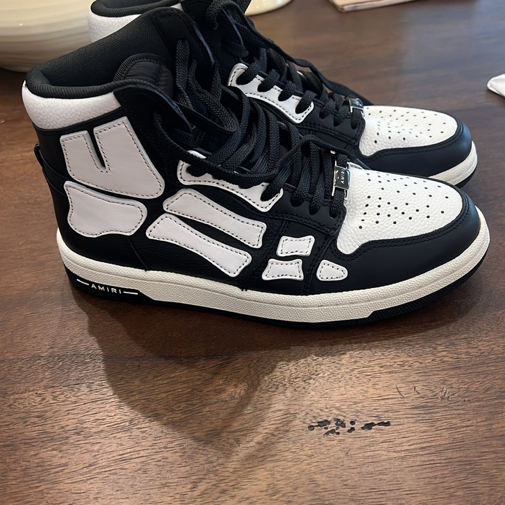 Amiri high top sneakers black-and-white never worn - Picture 2 of 4